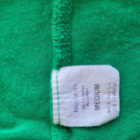 Cha Cha Vente Green Sleeveless Shirt In Size M - Picture 4 of 4